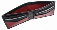 Мужской бумажник Visconti VSL20 (Black/Red) с защитой RFID