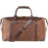 Дорожная коричневая кожаная сумка Visconti TC152 Voyager (Tan Merlin)