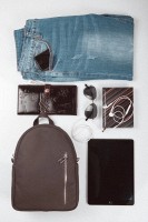 Женский рюкзак из кожи Hi Art «Original» BP-02 тёмно-коричневый