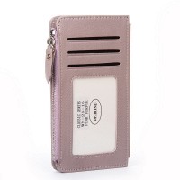 Женский кожаный кошелек Classik  DR. BOND WN-23-16 pink-purple