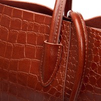 Женская кожаная сумка через плечо ALEX RAI 9349 camel