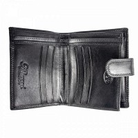 Мужской кожаный кошелек Ashwood 1246 VT Black
