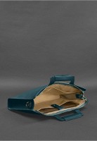 Женская кожаная сумка для ноутбука и документов BlankNote зеленая BN-BAG-36-MALACHITE