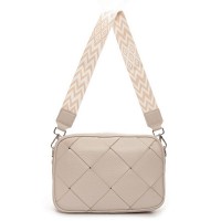 Женская кожаная сумка ALEX RAI 6616 grey