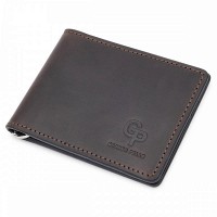 Мужской кожаный зажим для купюр GRANDE PELLE 11543