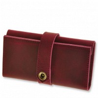 Женское кожаное портмоне ручной работы BlankNote 3.0 виноград