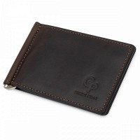 Мужской кожаный зажим для купюр GRANDE PELLE 11540