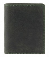 Кожаное портмоне с RFID защитой Visconti 705 oil grn