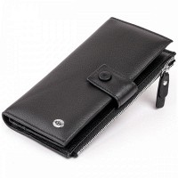 Женский кожаный кошелек ST Leather 19280 Черный