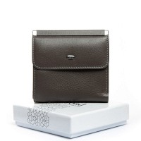 Женский кожаный кошелек Bright DR. BOND WS-33 gray