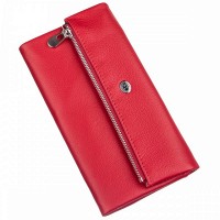 Женский красный кошелёк из натуральной кожи ST Leather 20091