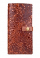 Тревел-кейс из кожи Hi Art TC-01 Crystal Ginger Mehendi Art