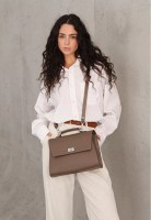 Женская кожаная сумка The Wings Classic tw-classic-mokko