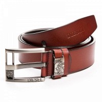 Мужской кожаный ремень DS-04355-2 light-brown