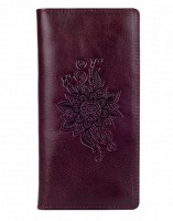 Кожаный бумажник Hi Art Mehendi Classic WP-02-C19-1718-T006