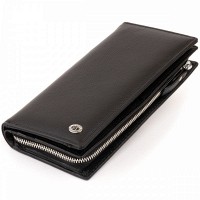 Женский кожаный кошелек ST Leather 19274 Черный
