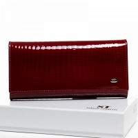 Кожаный женский кошелек LR SERGIO TORRETTI W501-2 red