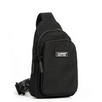 Мужская тканевая сумка-слинг Lanpad 86803 black мал