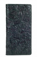 Кожаный бумажник Hi Art WP-02 зеленый