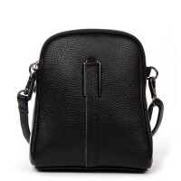 Молодежный клатч из кожи ALEX RAI 88089 black