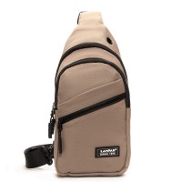 Мужская тканевая сумка-слинг Lanpad 83045 khaki бол