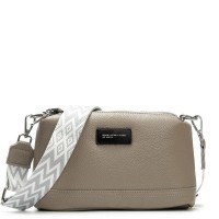 Женский молодежный кожаный клатч ALEX RAI 29012 l.grey