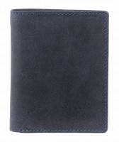 Кожаное портмоне с RFID защитой Visconti 705 oil blue