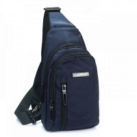Мужская тканевая сумка-слинг Lanpad 80002 blue