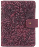 Кожаный картхолдер Hi Art «Mehendi Art» CH-06 Shabby Plum