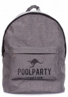 Текстильный рюкзак POOLPARTY серый