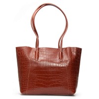 Женская кожаная сумка через плечо ALEX RAI 9349 camel