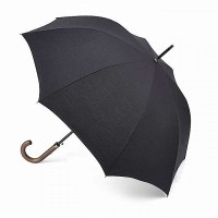Зонт-трость полуавтомат Fulton Mayfair-1 G894 - Black (Черный)
