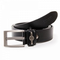 Мужской кожаный ремень DS-184501 black