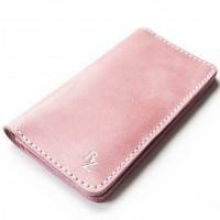 Женское портмоне ручной работы из кожи BOGZ Long CH Pink P48M44S4