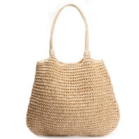Пляжная плетеная сумка PODIUM 1135 beige