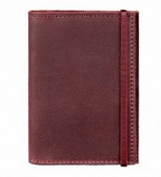  Кожаная обложка для паспорта BlankNote 1.0 бордовая Crazy Horse BN-OP-1-VIN-KR