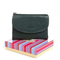 Женский кожаный кошелек Classik  DR. BOND WRS-239-1 green
