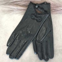 Женские кожаные перчатки чёрные Felix 357s1 S
