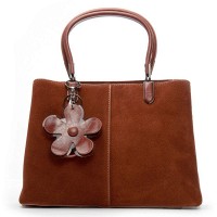 Женская замшевая сумка ALEX RAI 385 camel