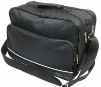 Мужской тканевый портфель Wallaby 2641 black, черный