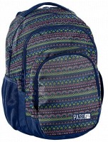 Городской рюкзак с узором PASO 30L 18-2706PC