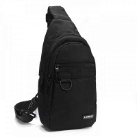 Мужская тканевая сумка-слинг Lanpad 82076 black