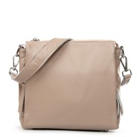 Женская кожаная сумка ALEX RAI 8942-9 beige