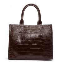 Женская кожаная сумка через плечо ALEX RAI 8804 brown