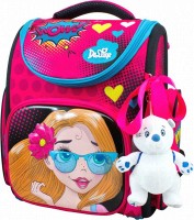 Набор школьный рюкзак, сумка для обуви для девочек DeLune 3-174