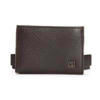 Мужской кожаный кошелек с зажимом для купюр BE BRETTON 168-24C brown