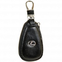 Мужская кожаная ключница F633 Lexus black
