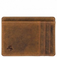 Мужской кожаный картхолдер Visconti VSL58 Stealth (Oil Tan)