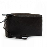 Молодежный клатч из кожи ALEX RAI BM 60071-HA-1 black