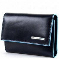 Кожаный кошелек Piquadro BL SQUARE/N.Blue PD4571B2R_BLU2